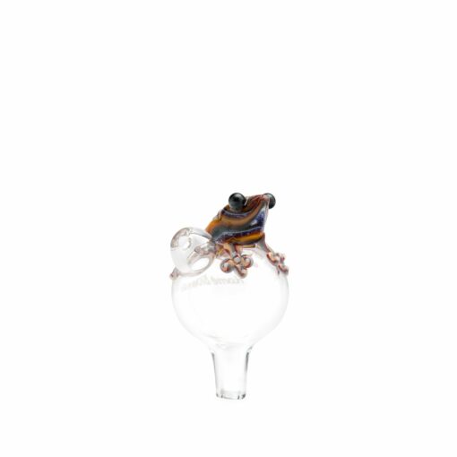 Shop Home Blown Glass Bubble Carb Cap - Frog in australian