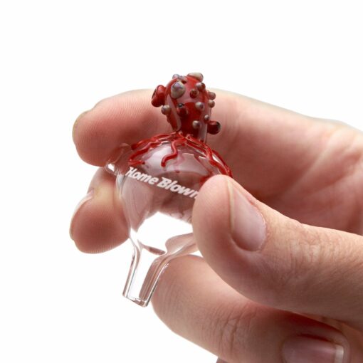 Shop Home Blown Glass Bubble Carb Cap - Octopus in australian