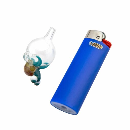 Shop Home Blown Glass Bubble Carb Cap - Turtle in australian