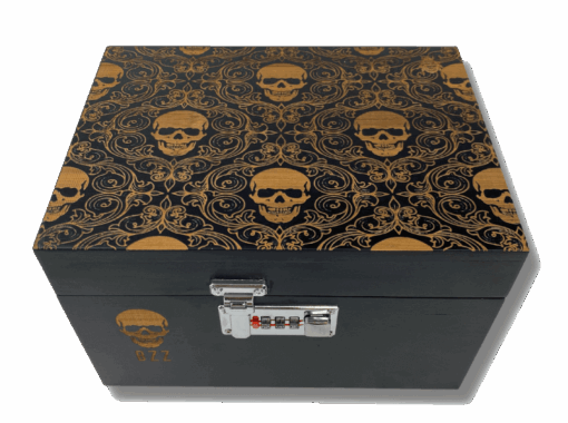 Shop Skull Pattern Large Bzz Box in australian