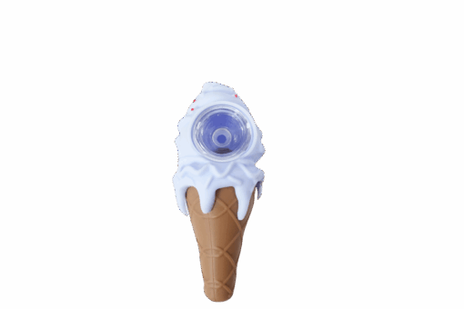 Shop Silicone Ice Cream Cone Hand Pipe in australian