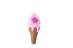 Shop Silicone Ice Cream Cone Hand Pipe in australian