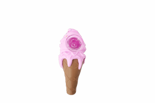 Shop Silicone Ice Cream Cone Hand Pipe in australian