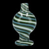 Shop Glass Bubble Carb Cap with Spiral Pattern in australian