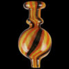 Shop Multi-Color Spiral Ball Carb Cap for Dabbers in australian