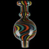 Shop Multi-Color Spiral Ball Carb Cap for Dabbers in australian