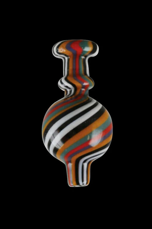 Shop Multi-Color Spiral Ball Carb Cap for Dabbers in australian