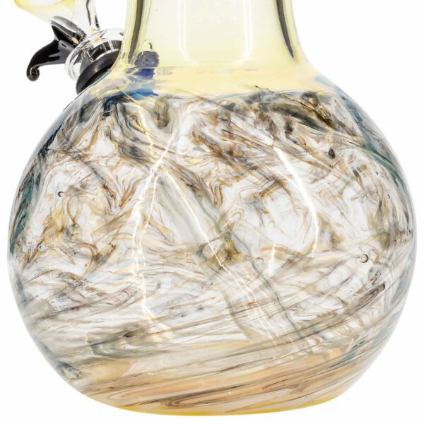 Shop Raked Tiger Stripe Accented Beaker Bong 8" in australian