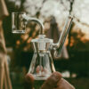 Shop GRAV® Hourglass Pocket Bubbler Rig - Clear in australian