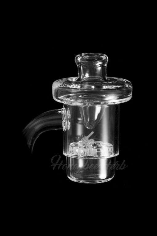Shop Honeybee Herb Honey Disc Deep Dish Quartz Banger - Yellow Line in australian