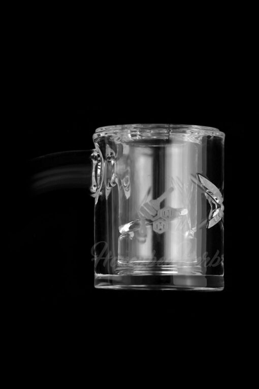 Shop Honeybee Herb Honey Chamber Quartz Banger - Yellow Line in australian