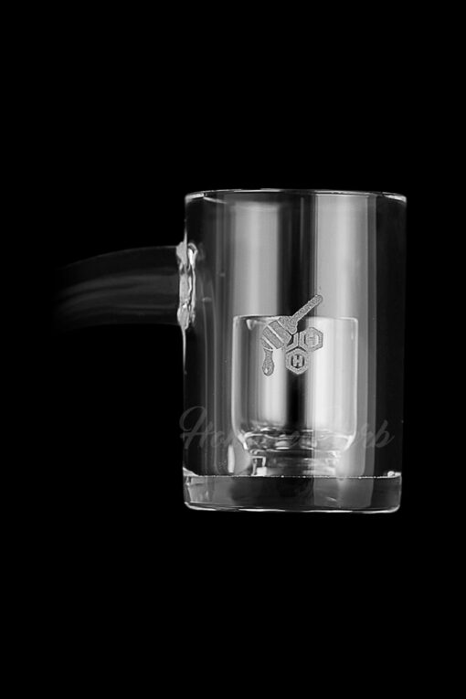 Shop Honeybee Herb Nectar Cup Quartz Banger - Yellow Line in australian