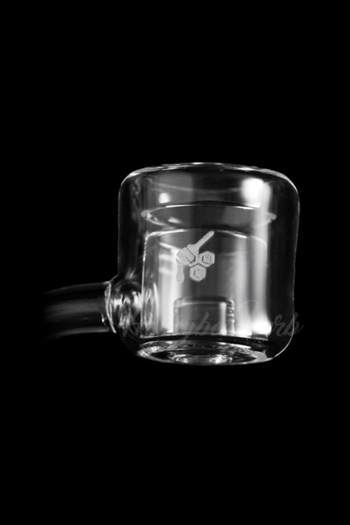 Shop Honeybee Herb Thermal Core Reactor Quartz Banger - Yellow Line in australian