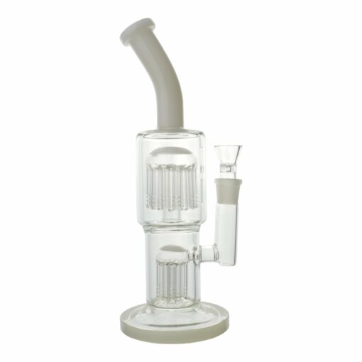 Shop Colored Double Barrel Bong - 12in in australian