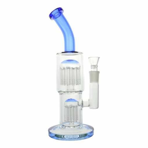 Shop Colored Double Barrel Bong - 12in in australian