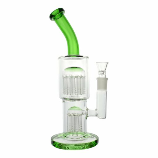 Shop Colored Double Barrel Bong - 12in in australian