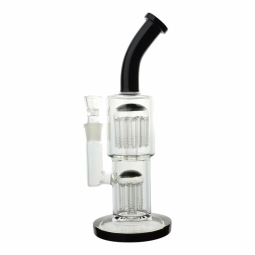Shop Colored Double Barrel Bong - 12in in australian