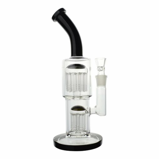 Shop Colored Double Barrel Bong - 12in in australian