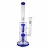 Shop Colored Double Tree Bong - 16in in australian