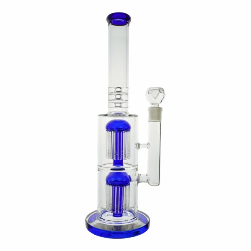 Shop Colored Double Tree Bong - 16in in australian