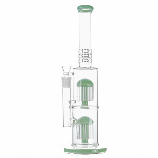Shop Colored Double Tree Bong - 16in in australian