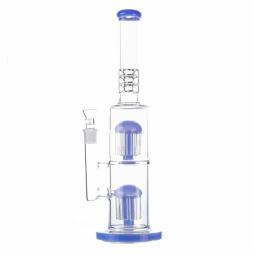 Shop Colored Double Tree Bong - 16in in australian