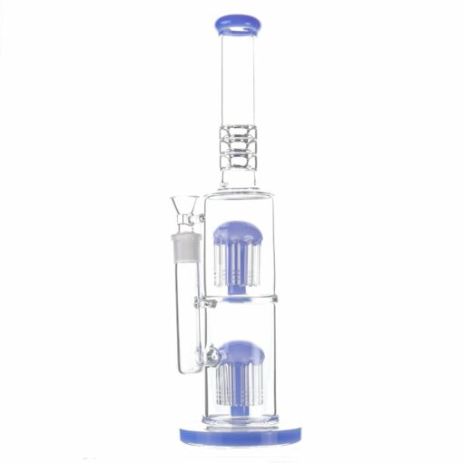 Shop Colored Double Tree Bong - 16in in australian