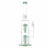 Shop Colored Double Tree Bong - 16in in australian