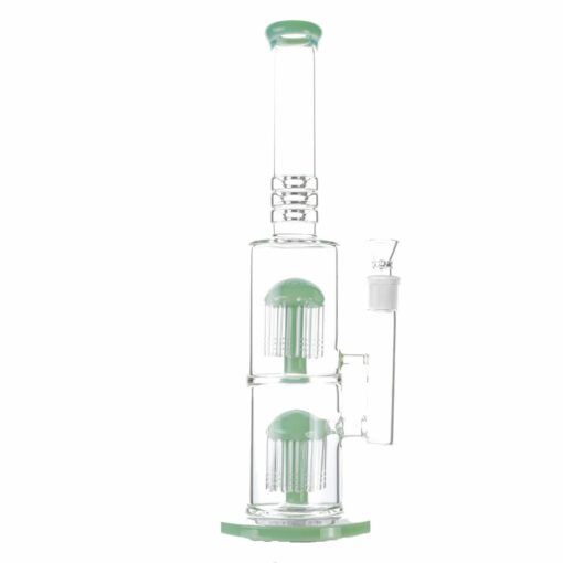 Shop Colored Double Tree Bong - 16in in australian