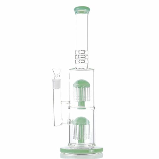 Shop Colored Double Tree Bong - 16in in australian