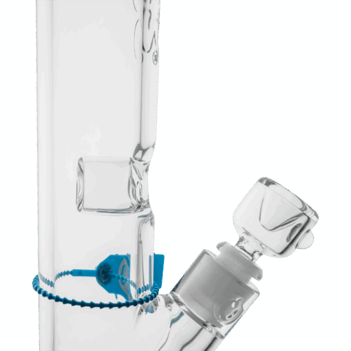 Shop 17" Flame Straight 7mm Bong in australian
