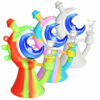 Shop Crescent Moon Silicone & Glass Water Pipe in australian