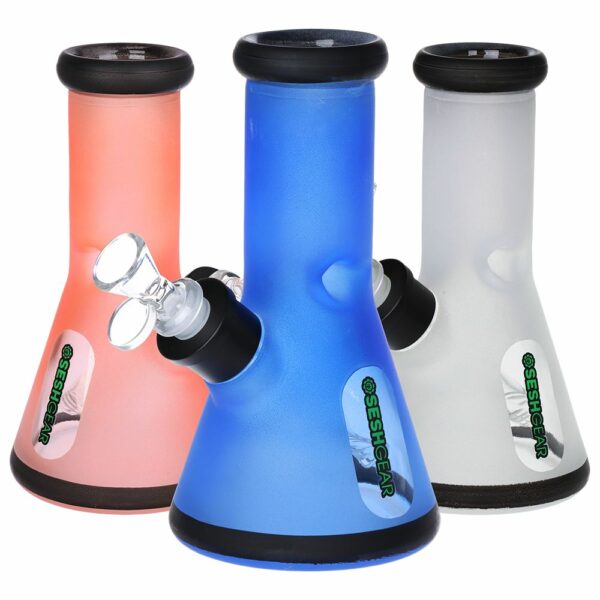 Shop SeshGear Glass Beaker Water Pipe Smokers' Kit | 8" | 14mm F in australian