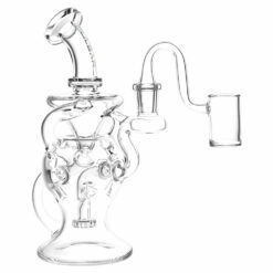 Shop Pulsar Super Ball Egg Style Recycler 3 Arm Rig - 7.75" / 14mm F / Clear in australian