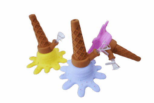 Shop Silicone Splat Ice Cream Mini Bubbler in australian