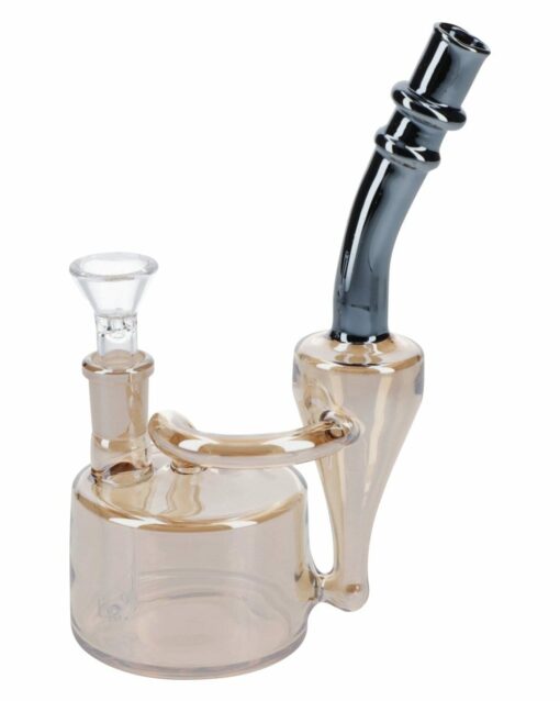 Shop Electro Plated Puck Recycler Bong in australian