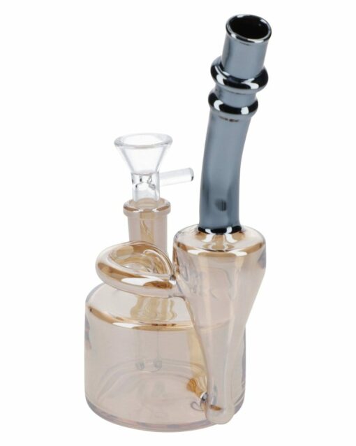 Shop Electro Plated Puck Recycler Bong in australian