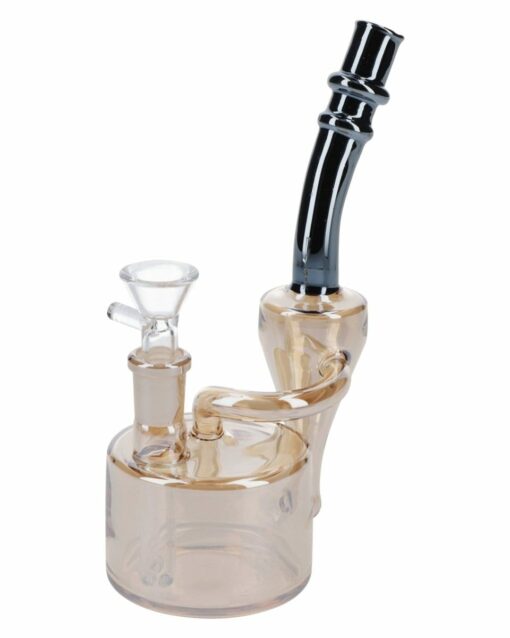 Shop Electro Plated Puck Recycler Bong in australian