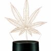 Shop 3D Cannabis Leaf Lamp in australian