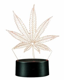 Shop 3D Cannabis Leaf Lamp in australian