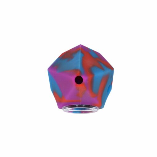 Shop Silicone Diamond Hand Pipe with Glass Bowl in australian