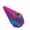 Shop Silicone Diamond Hand Pipe with Glass Bowl in australian