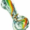 Shop Flat Mouth Rasta Swirl Spoon Pipe in australian