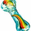 Shop Flat Mouth Rasta Swirl Spoon Pipe in australian
