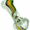 Shop Flat Mouth Rasta Swirl Spoon Pipe in australian