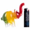 Shop Glass Elephant Hand Pipe in australian