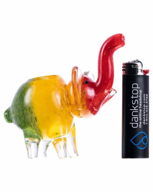 Shop Glass Elephant Hand Pipe in australian