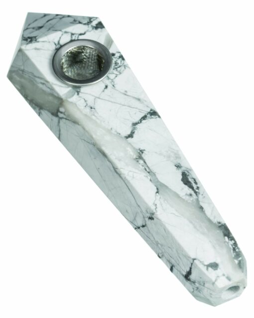 Shop Howlite Stone Pipe in australian
