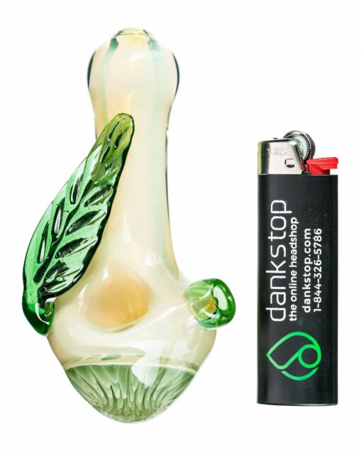 Shop Leafy Green Mushroom Milli Spoon Pipe in australian