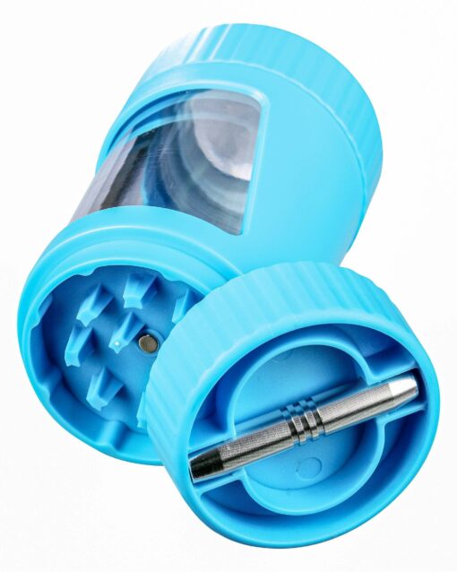 Shop LED Viewing Chamber Stash Jar and Grinder in australian